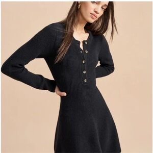 La Ligne Julieta Dress Navy xs NWT